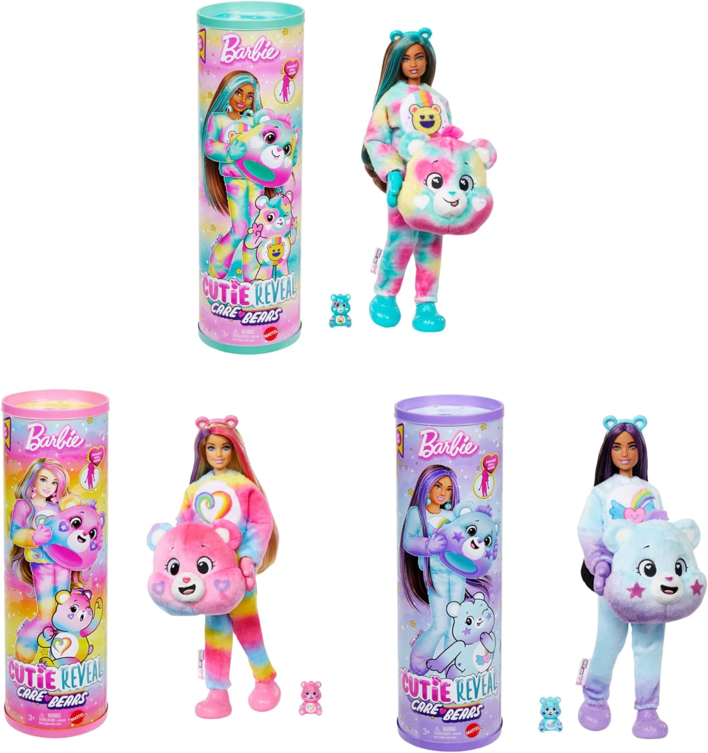 Barbie Cutie Reveal Care Bears Doll
